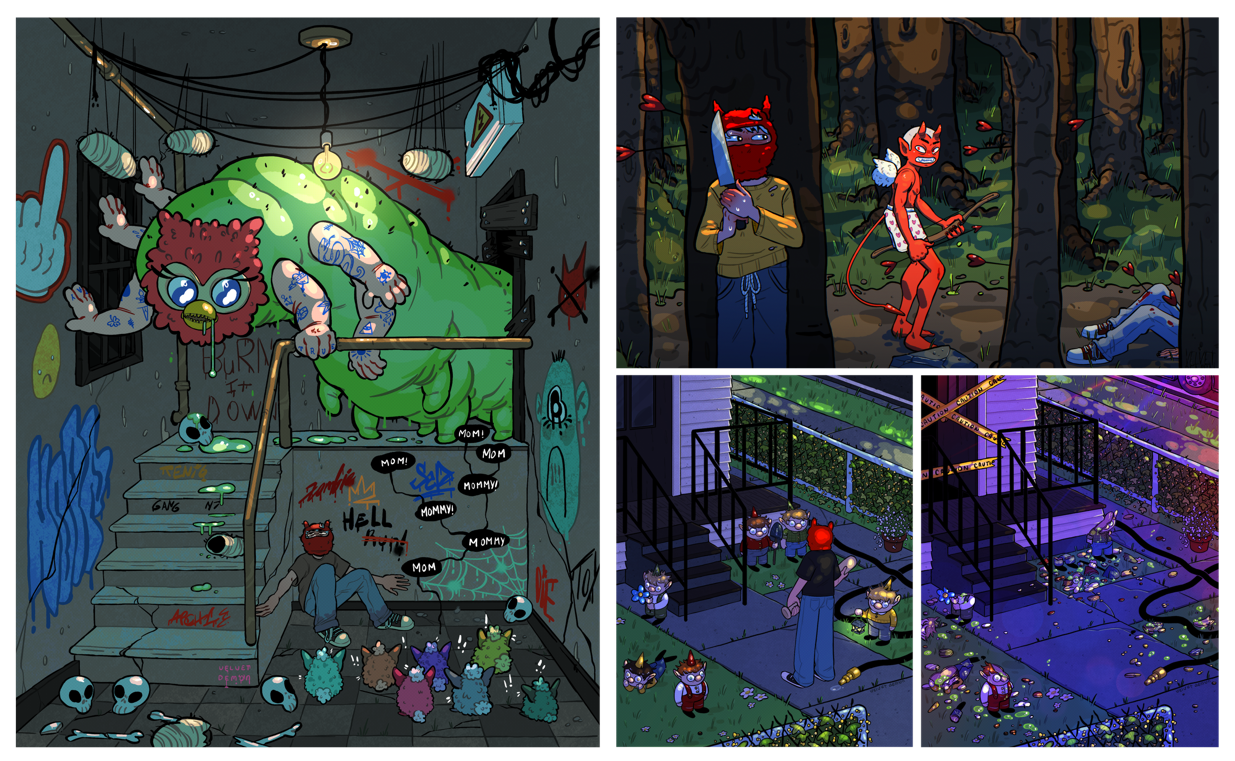 En My OC Zero hanging out in different scenarios. Es Mi OC Zero pasando el rato en diferentes escenarios.