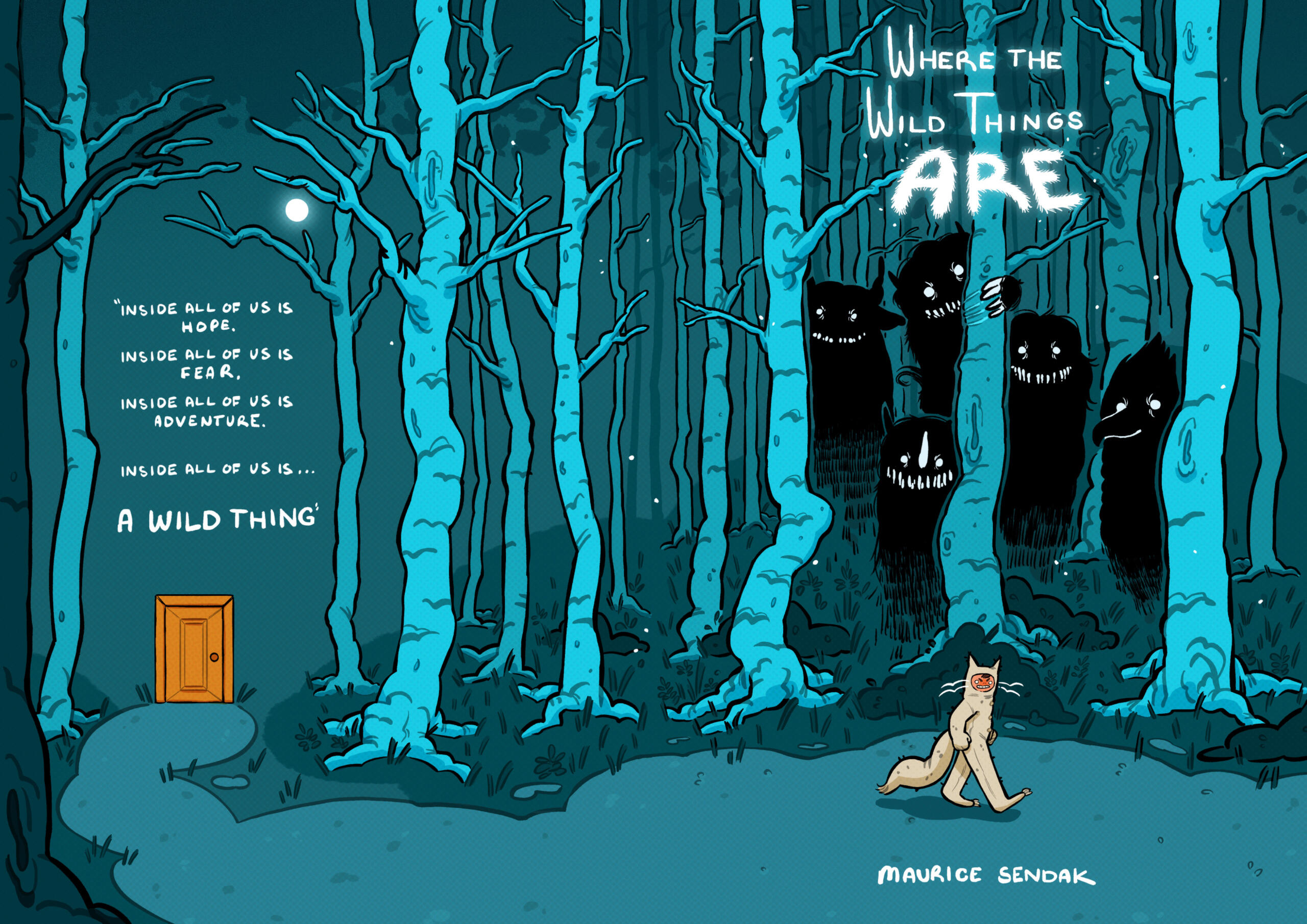 En Editorial illustration concept for the cover of the book “Where the Wild Things Are” by Maurice Sendak. I was looking for a not too overloaded design, keeping a small but attractive color palette. Es Concepto de ilustración editorial de portada para el